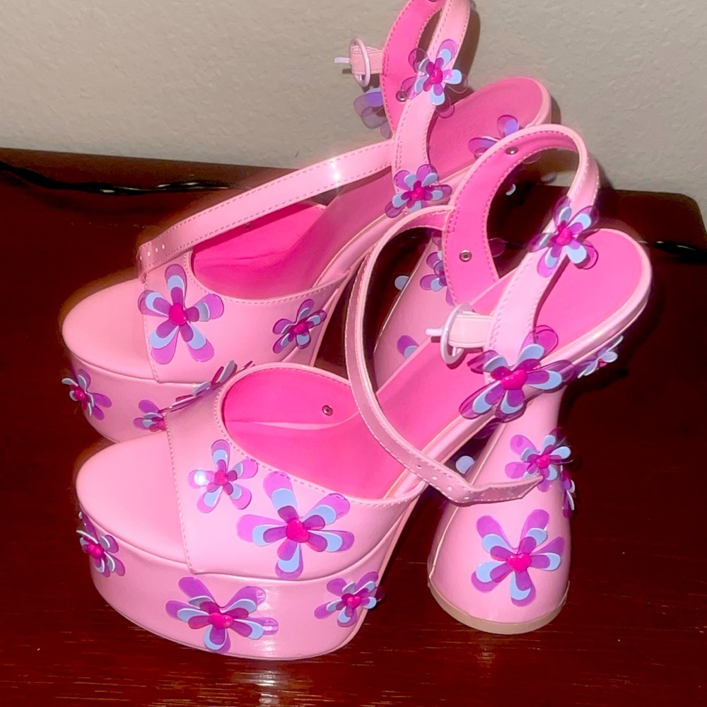 Dolls Kill Rare Exotic Heel 9 Floral